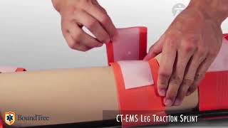 CT EMS Leg Traction Splint Overview [upl. by Coop]