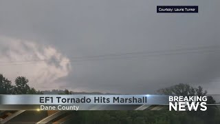 623 EF1 tornado confirmed for Marshall [upl. by Eirak]