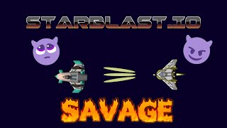 Starblast io SAVAGE DELTAFIGHTER [upl. by Drawyeh366]