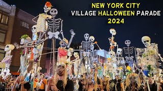 👻 2024 New York City Greenwich Village 🎃 HALLOWEEN PARADE 4K [upl. by Slaughter]