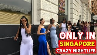 Singapore After Dark  Crazy Nightlife and Entertainment Hotspots [upl. by Gerk]