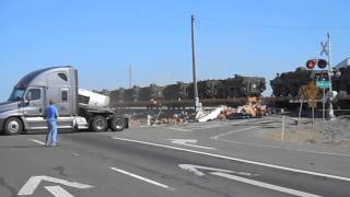 Train Hits Big Rig PKG [upl. by Filberto963]