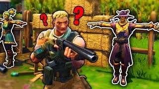 On a fait le MEILLEUR TROLL avec les SKINS ÉPOUVANTAILS sur Fortnite [upl. by Bove]