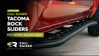 How To Install Rock Sliders For 2024 Toyota Tacoma  Cali Raised [upl. by Atteniuq379]