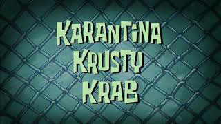 SpongeBob Title Card  Kwarantined Krab Indonesian Fanmade [upl. by Noeruat435]