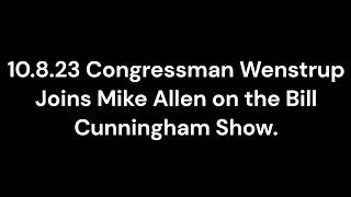 Wenstrup Joins the Bill Cunningham Show to Discuss Conflict in Israel and Upcoming Speaker Election [upl. by Franzen]