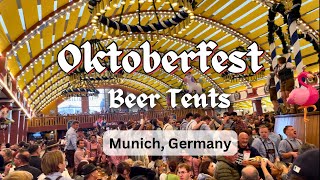 Oktoberfest Munich  Best Beer Tents in the Festival [upl. by Nolly]