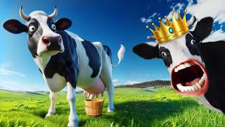 FUNNY COW DANCE 30  Cow Song amp Cow Videos 2024  Cow music  funny dancing cow  gay cow  moo [upl. by Ynnahc]