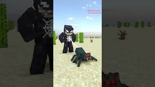 Baby Zombie Becomes Kaiju No 08 In Venom Challenge Baby zombie minecraft animations [upl. by Wilkison73]