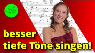 Besser tiefe Töne singen [upl. by Yoong]