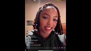 Chloe Bailey TikTok Live  112724  cxhdailys [upl. by Rocher]