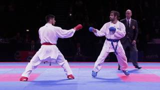 Rafael Aghayev vs Erman Eltemur FINAL European Karate Championships 2016  WORLD KARATE FEDERATION [upl. by Pampuch78]