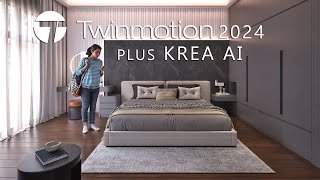 TWINMOTION 20241 TUTORIAL SERIES  35 Interior Rendering  KREA AI [upl. by Emoraj]