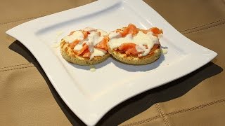 Receta Blinis de salmón ahumado [upl. by Nomor]