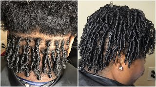 How To Start Locs  4 B Hair [upl. by Ynej]