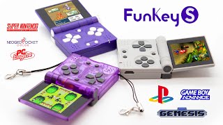 The FunKey S Looks Like The Smallest Gameboy SP In The World But It Can Play PS1 Games [upl. by Nilerual]