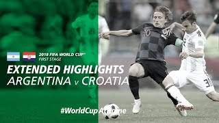 Argentina 03 Croatia  Extended Highlights  2018 FIFA World Cup [upl. by Livia]