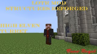 Lotr Mod Structures Reforged  High Elven Turret [upl. by Antony]