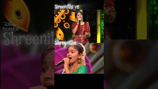 Sreenithi vs Shreenitha🔥 Minsara kanna song🤩 shorts  Asyourwish super singer [upl. by Shelby]