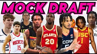 2024 NBA Mock Draft FULL FIRST ROUND MOCK DRAFT I Utility Sports NBA Mock Draft 2024 [upl. by Odlonyer804]