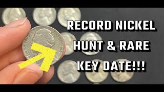 Record Nickel Hunt Loaded With Old Nickels And A Rare Key Date [upl. by Gnoz]