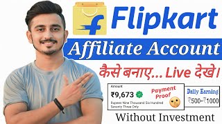 How To Create Flipkart Affiliate Account 2024  How to activate flipkart creator studio [upl. by Marucci]