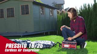 Einhell PRESSITO 1825 18v Power XChange Cordless Air Compressor Body Only [upl. by Zanahs709]