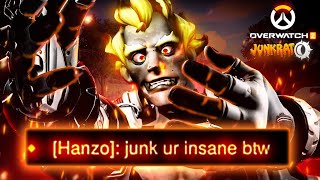 Junkrat gameplay overwatch 2 ASMR Keyboard [upl. by Ferrand]