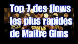 Les flows les plus rapides de Maitre Gims  Compilation 1 [upl. by Ahsinrad433]