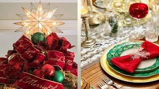 🎄DECORACION NAVIDAD 20242025☃️COLORES❄️TENDENCIA Y TEXTURA🎅⚡Las Mejores Ideas Decoración Navideña [upl. by Nosreg]