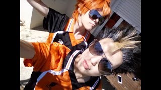 Haikyuu CMV The Lazy Song Hinata amp Nishinoya Cosplay [upl. by Saum]