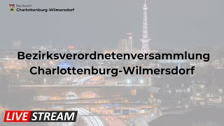 Livestream der Sitzung der BVV CharlottenburgWilmersdorf vom 26092024 [upl. by Pansy]