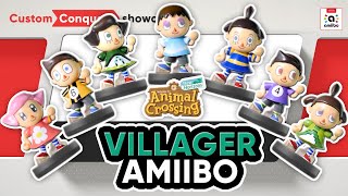 Animal Crossing New Horizons Villager amiibo  Custom Conquest [upl. by Kinny504]