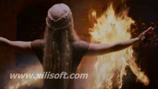 Game Of Thrones  Daenerys khaleesi And Dracarys All Scenes [upl. by Haneehs]