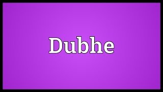 Dubhe Meaning [upl. by Shirberg296]