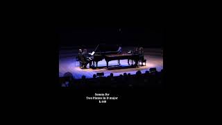 mozart 모차르트 k448 Sonata for Two Pianos in D major [upl. by Sidky]