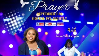 30 day Prayer Revival Movement featuring Pastor Temika Lyons  Day 11 of 30 [upl. by Lerud]