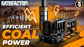 Perfect Coal Power Setup  Satisfactory New Player Guide EP10 [upl. by Mcarthur421]