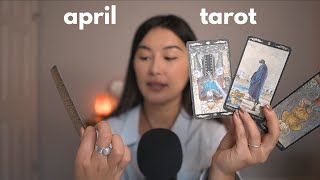 asmr tarot ⚡️ pick a card tarot reading for april amp aries season TIMELESS energy predictions [upl. by Lehcyar]