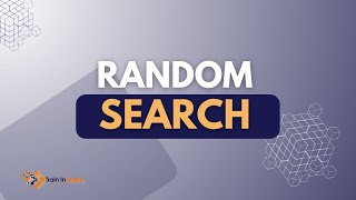 Random Search  Hyperparameter Optimization [upl. by Eatnhoj]