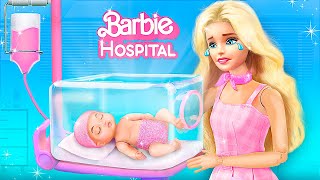 Barbie no Hospital  30 Truques e Artesanatos para Bonecas [upl. by Jami]