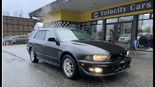 Vancouver Velocity Cars 19196 Mitsubishi Legnum VR4 TypeS 4WD JDM 25L V6 twin turbo 5AT [upl. by Anitnas105]