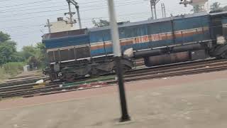 18303 Sambalpur  Puri Intercity Express departure from Puri Railway Station [upl. by Manbahs]