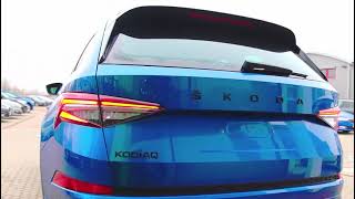 Kodiaq sportline 2023 Blue kodiaq skoda cars shorts [upl. by Iseabal960]