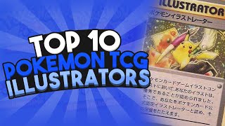 Top 10 Best Pokemon Trading Card Game Card Illustrators [upl. by Vanhook693]