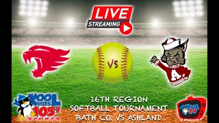 Bath County vs Ashland Softball  KHSAA Softball  16th Region Tour  LIVE  Kool TV  52724 [upl. by Neelyahs]