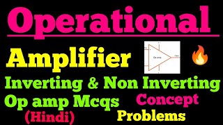 op amp inverting and non inverting op amp mcqs [upl. by Stoller865]