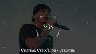 Central Cee x Dave  Sprinter [upl. by Anilejna]