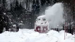 Le Chasse neige CN3 sur la ligne des Hirondelles  Snowplow in the Jura region [upl. by Leontyne]