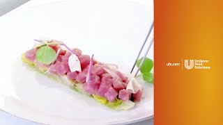 Tartar de atún con lechuga fermentada de Unilever Food Solutions® [upl. by Ahtar]